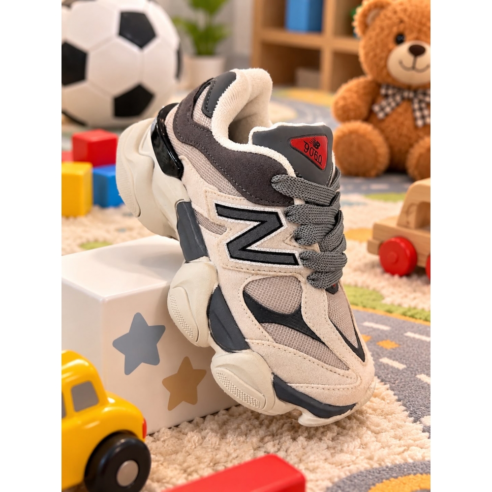 New Balance Infantil - Grafite Bege