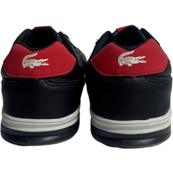 Sapatênis Lacoste Europa - Preto Vermelho