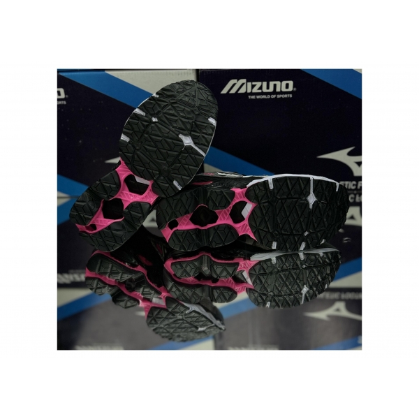 Mizuno Wave20 - Cinza Branco Rosa