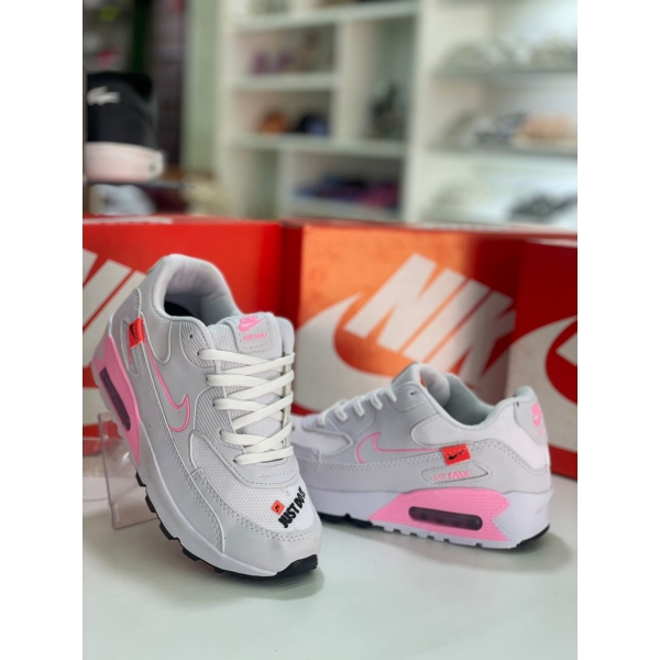 Air Max 90 - Branco Rosa