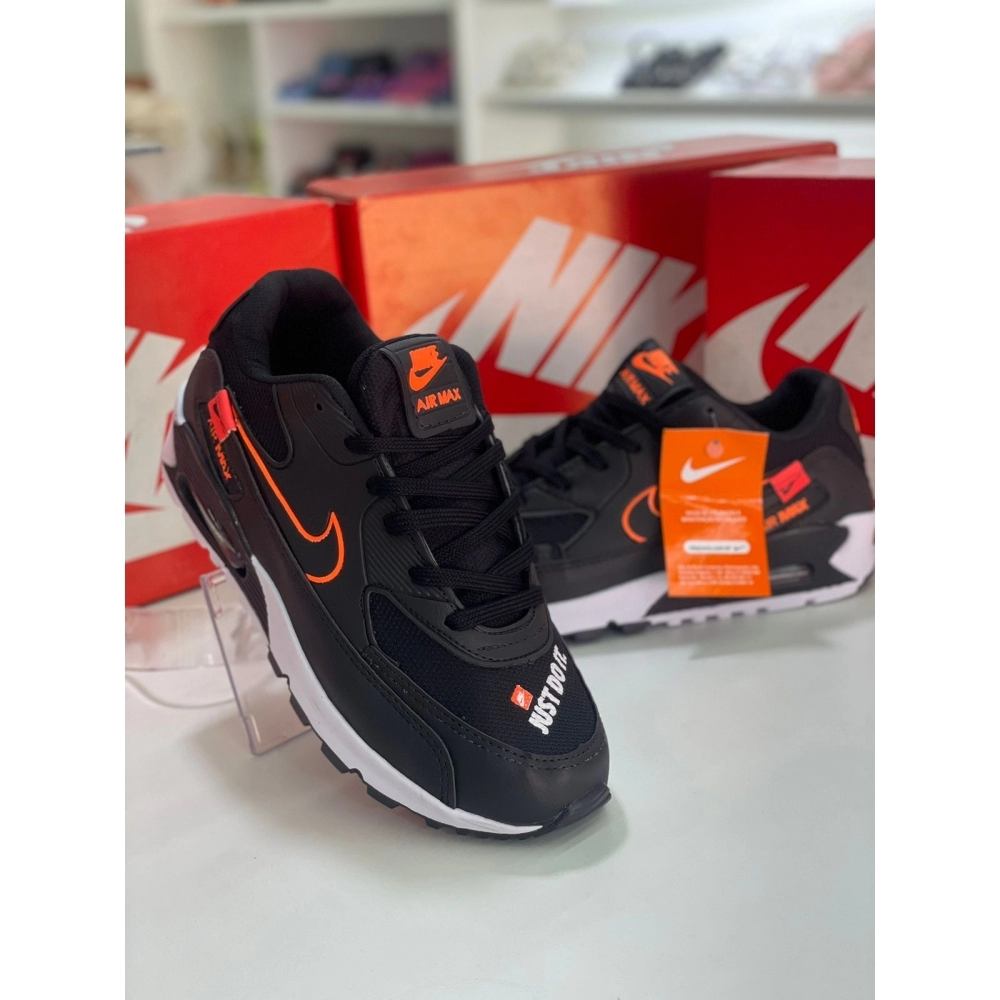 Air Max 90 - Preto Laranja